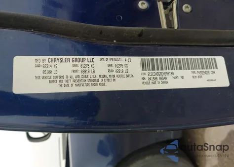 2013 Dodge Charger Se z USA, uszkodzony, nr VIN 2C3CDXBG8DH690199